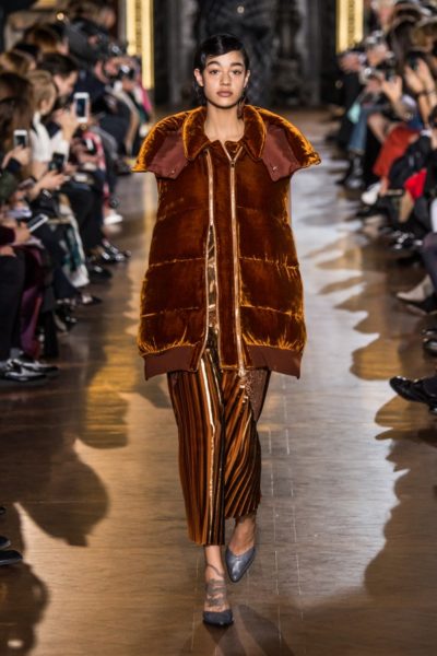 Stella McCartney Modepilot Daunenjacke Winter 2016 2017 Samt Velvet